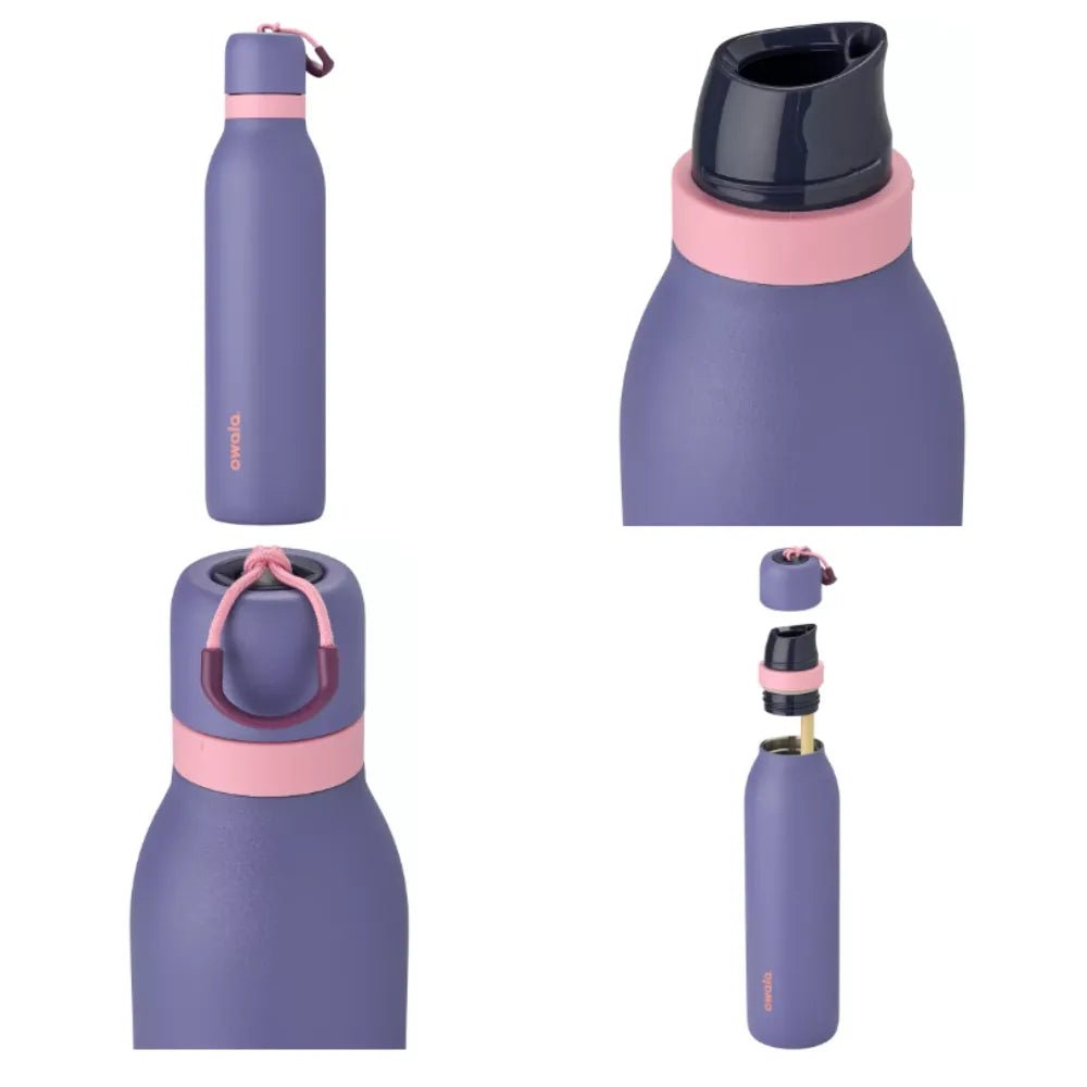 Owala Botella de Acero Inoxidable FreeSip con Tapa Giratoria, 24 oz (750 ml aprox) 💧☕ - Plan B Shopee