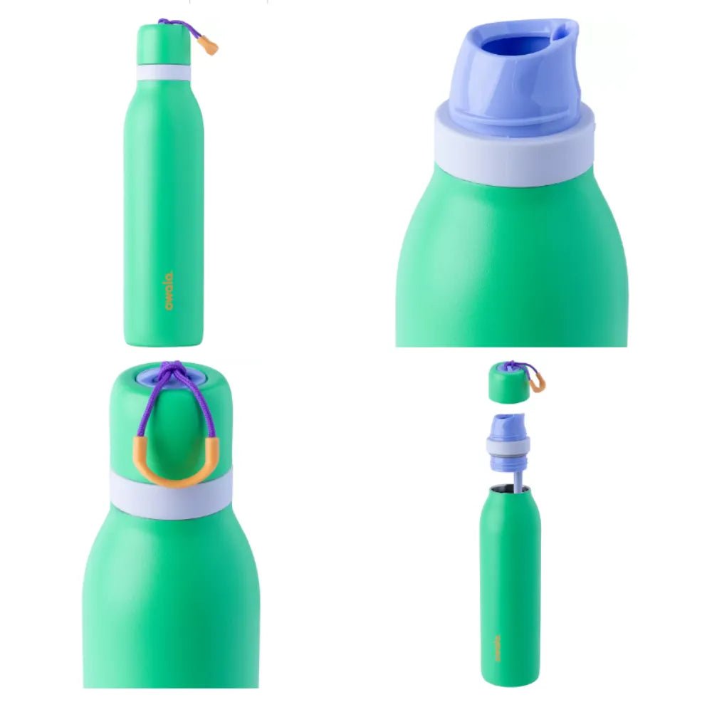 Owala Botella de Acero Inoxidable FreeSip con Tapa Giratoria, 24 oz (750 ml aprox) 💧☕ - Plan B Shopee