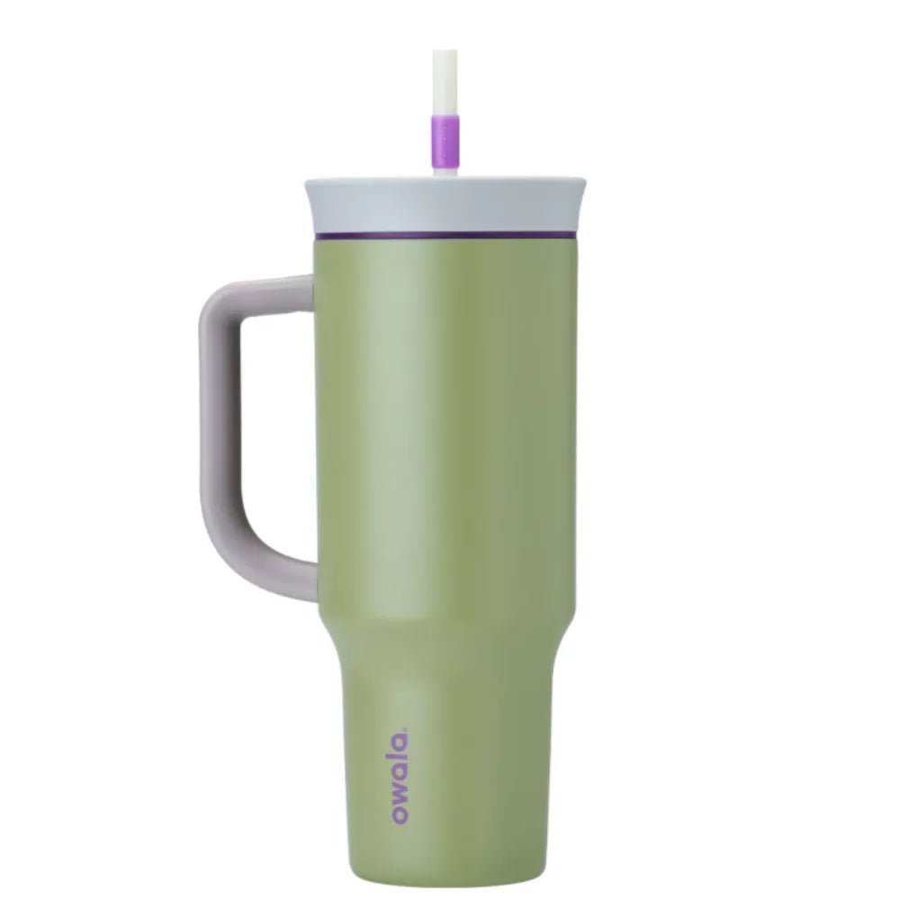 🥤 Vaso Owala 40 oz de Acero Inoxidable con Popote | Aislante y Resistente a Salpicaduras - Plan B Shopee