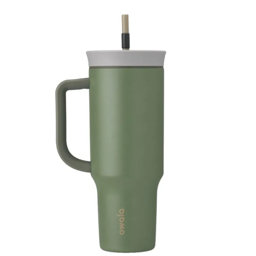 🥤 Vaso Owala 40 oz de Acero Inoxidable con Popote | Aislante y Resistente a Salpicaduras - Plan B Shopee