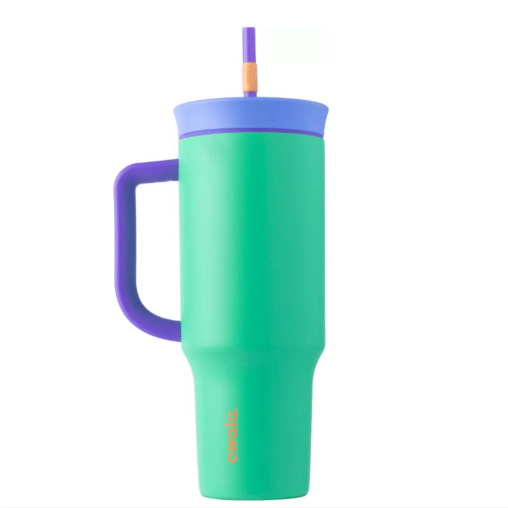 🥤 Vaso Owala 40 oz de Acero Inoxidable con Popote | Aislante y Resistente a Salpicaduras - Plan B Shopee